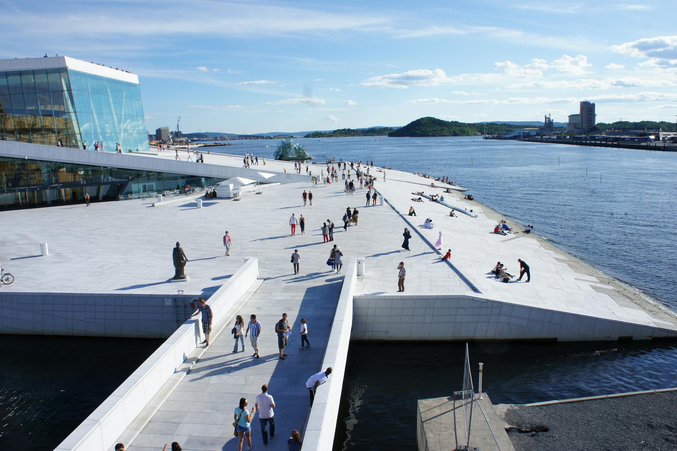 Oslo city skyline